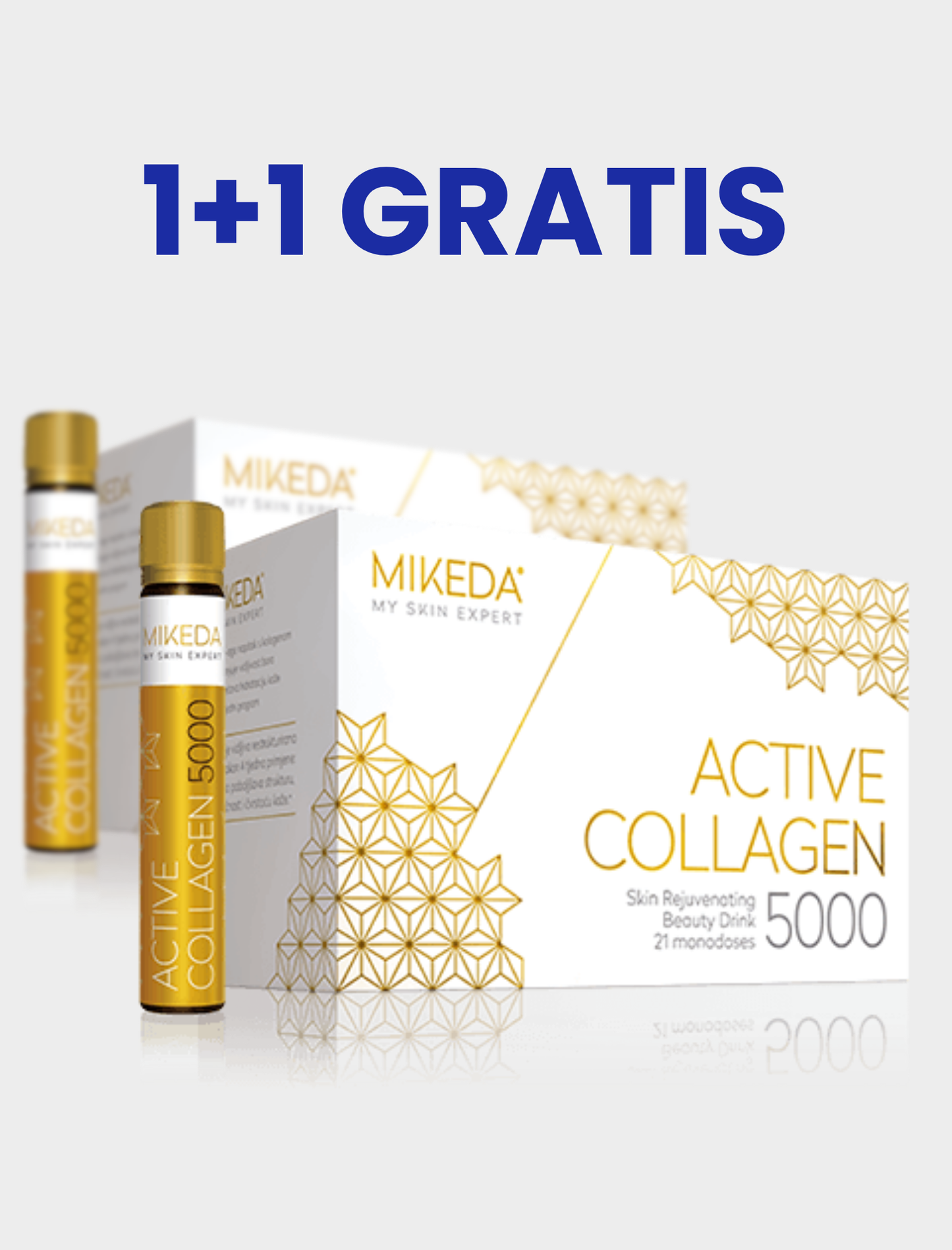 Mikeda Active Collagen 5000- 21 vials 1+1 GRATIS