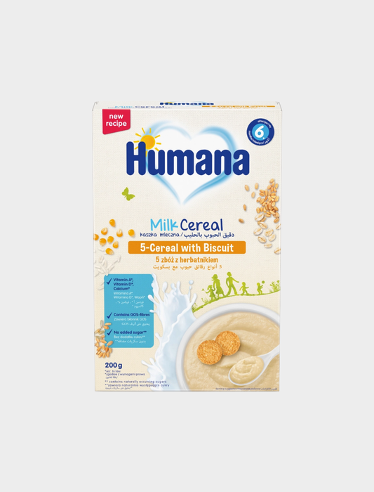 HUMANA MC 5-CEREALS with Biscuit 200g FS