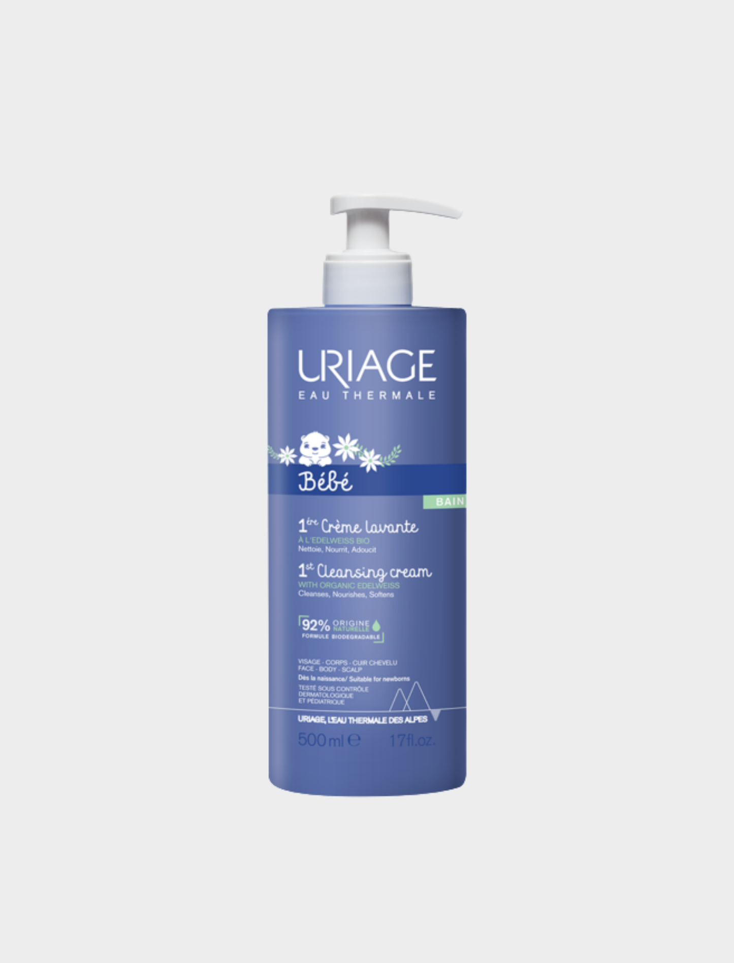 URIAGE BEBE CLEANSING CREAM 500ML